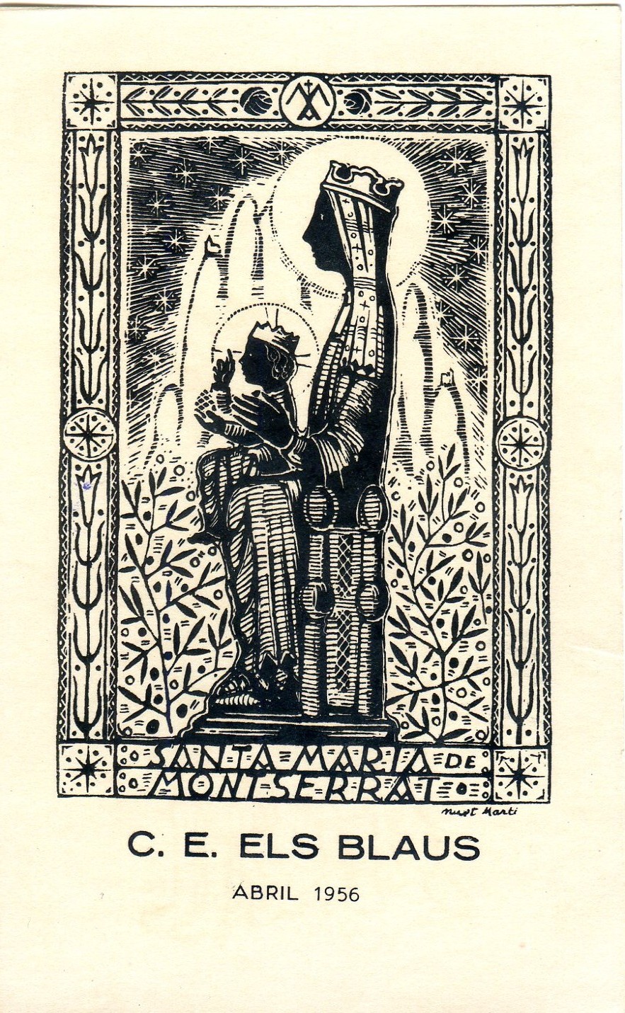 C.E. ELS BLAUS : ABRIL 1956 - Portada